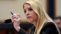 Attorney General Pam Bondi testifies before a House Judiciary Committee hearing on oversight of the Justice Department, on Capitol Hill in Washington, DC, February 11