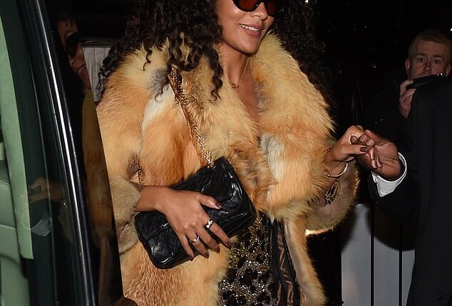 Olivia Dean beamed as she arrived at the Universal after party following her quadruple win at this year's BRIT Awards