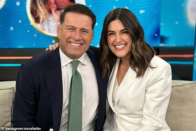 Samantha Armytage and Amelia Adams appear to be the top candidates to replace Sarah Abo (right) as co-host of Nine's Today show (Pictured with Karl Stefanovic)