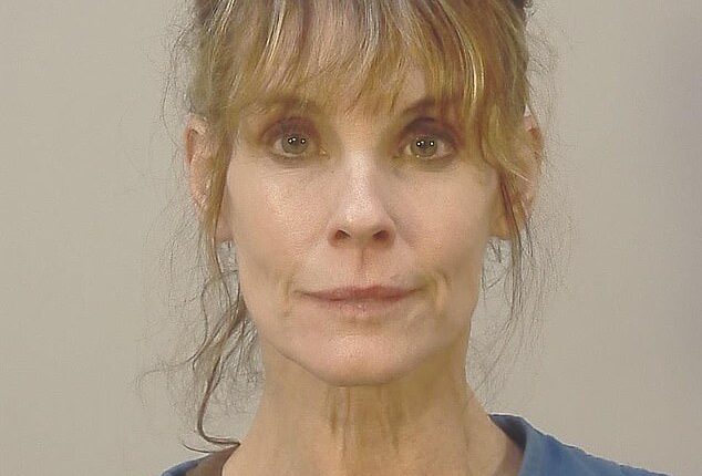 Baywatch icon Alexandra Paul, 62, was arrested in Wisconsin on Sunday after taking part in an operation that freed beagles from a controversial breeding facility; Pictured in her mugshot