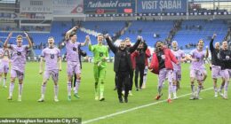 Lincoln City are top of League One and need just four more points to secure promotion