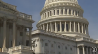 A view of the U.S. Capitol by daylight.