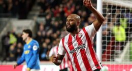 Igor Thiago scored Brentford's second goal after receiving his first call-up to the Brazil team