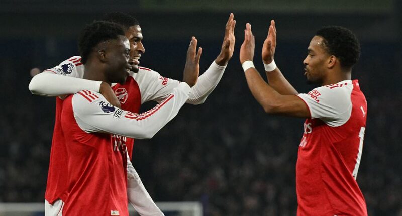 Brighton vs Arsenal - Premier League LIVE: Latest score and updates as Bart Verbruggen gifts Gunners early lead through Bukayo Saka, Antoine Semenyo gives Man City the lead vs Nottingham Forest, Chelsea get VAR reprieve at Aston Villa