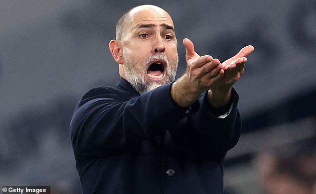 Igor Tudor's Tottenham are plummeting towards relegation and are in full crisis mode