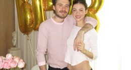 Brooklyn Beckham celebrates his 27th birthday by feasting on cakes with Nicola Peltz as actress pays tribute to her 'special human' - but fails to acknowledge his estranged family's latest olive branch in brutal snub