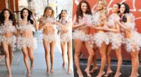 Brooks Nader and sisters wear bubble outfits for NYC campaign shoot