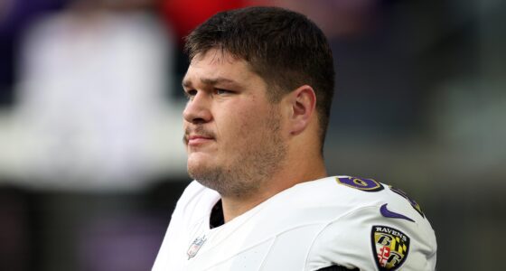 Browns Expected to Make Hard Run at Ravens C Tyler Linderbaum