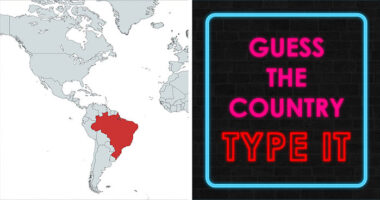“Can You Beat This Map Challenge?”: Name 30 Countries From Just Their Spot On A Map