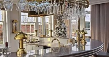 Colleen Rooney's £20 million mansion includes a myriad of opulent spaces - including an art-deco style bar