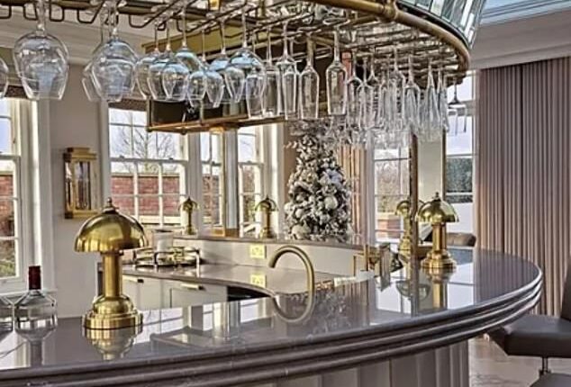 Colleen Rooney's £20 million mansion includes a myriad of opulent spaces - including an art-deco style bar