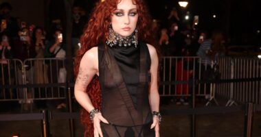 Chappell Roan leaves little to the imagination in see-through dress at Paris Fashion Week