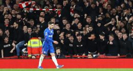 Pedro Neto was ruthlessly ripped into by Chelsea fans and jeered by Arsenal supporters after becoming the ninth Blues star this season to be given his marching orders on Sunday