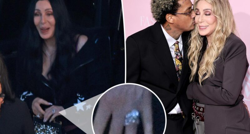 Cher sparks Alexander Edwards marriage speculation with ring at son Chaz Bono's wedding