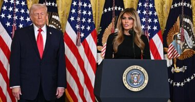First Lady Melania Trump encouraged woman to be courageous and take risks to realize their dreams while noting her own foray into filmmaking and her recently released documentary, Melania