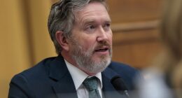 Thomas Massie speaks during a hearing in the Rayburn House Office Building on March 04, 2026 in Washington, DC
