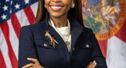 Representative Sheila Cherfilus-McCormick, was pictured with a large diamond ring on her hand in her official Congressional  portrait