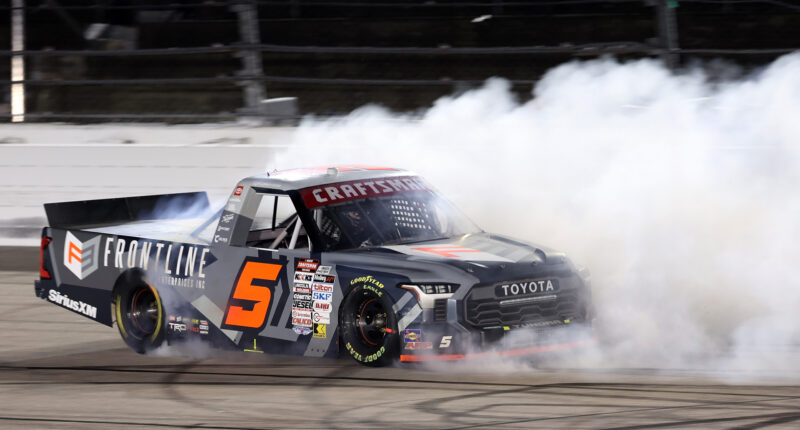Corey Heim Makes Thrilling Last-Lap Pass to Win NASCAR Truck Race at Darlington