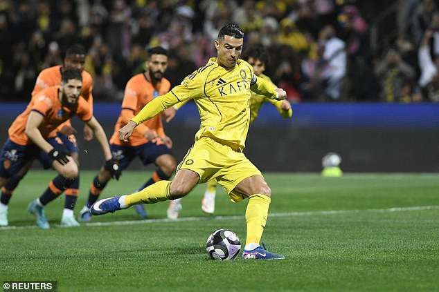 Cristiano Ronaldo missed a penalty during Al-Nassr's 3-1 victory at Al-Fayha Club on Saturday