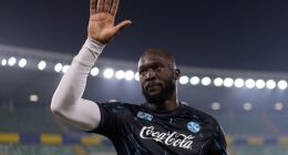 Romelu Lukaku welled up with tears after scoring his first goal of the season - and the first since the death of his father