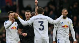 Referee Thomas Bramall seemingly forgot he had already brandished a yellow card towards Gabriel Gudmundsson before penalising him again