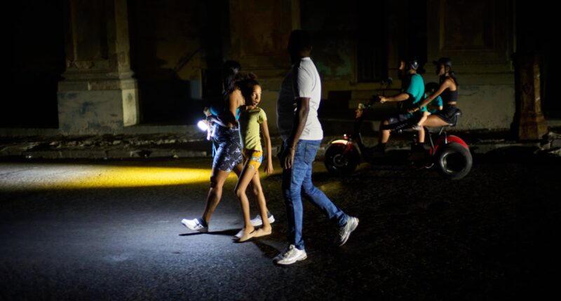Cuba’s power grid collapses leaving it without electricity for the 3rd time this month