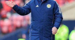 Clarke took a swipe at the Tartan Army after they booed off his players at the full-time whistle