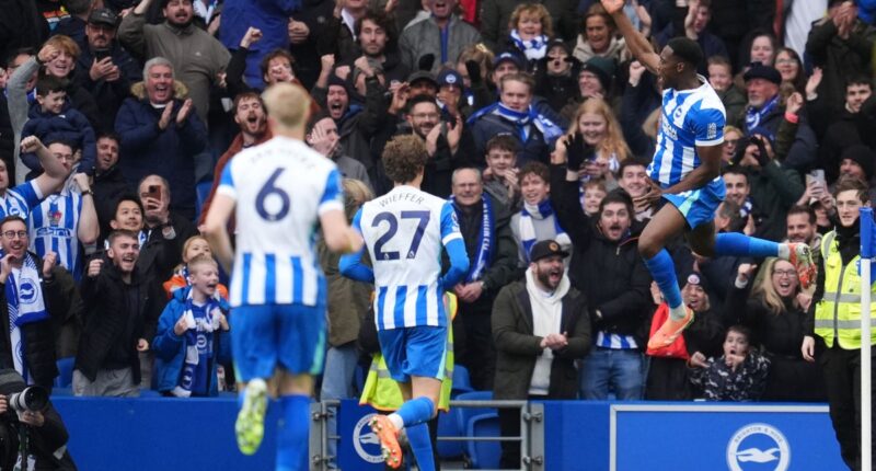 Danny Welbeck’s blistering strike leaves Nottingham Forest under threat of relegation