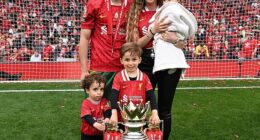 Diogo Jota's widow Rute Cardoso paid tribute to the late Liverpool star ahead of Father's Day