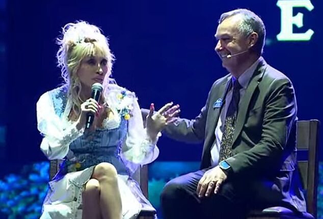 Dolly Parton, 80, made her first public appearance in months as she stepped onto the stage during Dollywood's 41st season opening day celebration on Friday