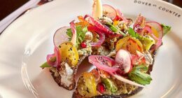 ‘Feel-good’ food: whipped ricotta and truffle-honey crispbread