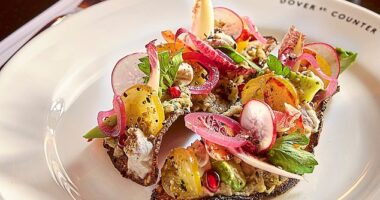 ‘Feel-good’ food: whipped ricotta and truffle-honey crispbread