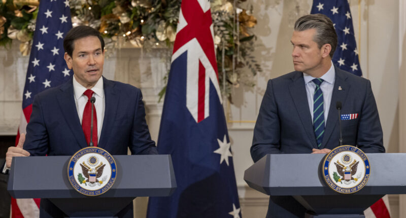 Drones Reportedly Seen Over Military Base Housing Rubio, Hegseth.