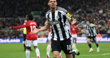 Will Osula was Newcastle's matchwinner during their 2-1 win over Manchester United