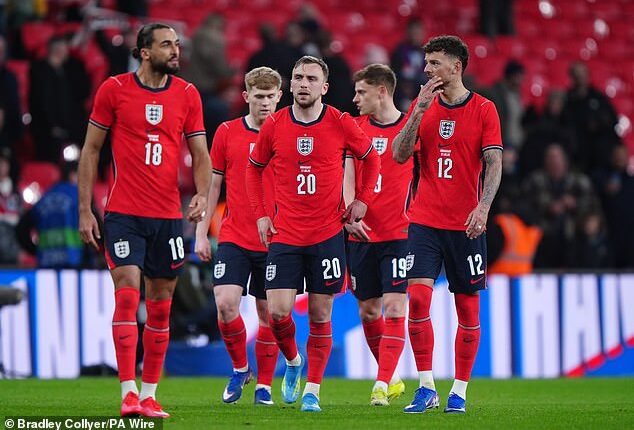 England's understudies produced a dirge of a performance in their penultimate friendly before flying Stateside