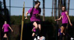 England Women’s World Cup qualifier against Ukraine in Antalya, Turkey on Tuesday is set to go ahead as it stands amid escalating tensions in the Middle East