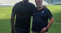 Emile Heskey and Craig Gabriel pictured together as the 'saviours' of Apollon Limassol