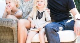 Eric Dane's widow Rebecca Gayheart posted a tribute to him from her and their daughters Billie, 16, and Georgia, 14, on the eve of his one month death anniversary