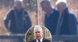 Ex-Prince Andrew seen publicly for first time since arrest for Epstein ties near new home