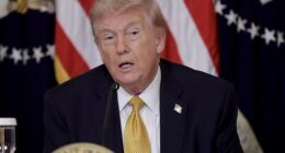 President Donald Trump revealed that a Florida Congressman has a terminal illness during a White House event on Monday