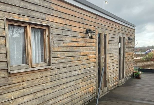 Terrified of his now seven-year-old son falling victim to London's growing street crime epidemic he spent £40,000 building a wooden games room on top of his flat