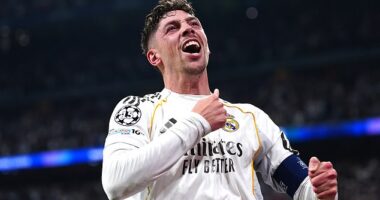 Federico Valverde delivered the performance of his career, scoring a hat-trick in the 3-0 win