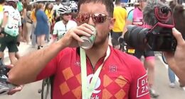 Eden Hazard celebrated cycling a 167km ride in Mallorca by chugging a beer on camera