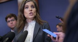 Congresswoman Nancy Mace told reporters she was 'misled' about the war after she exited the meeting on Wednesday