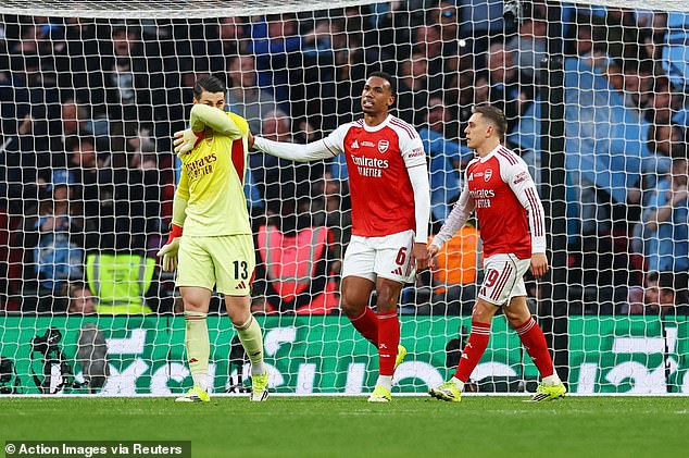 Kepa Arrizablaga had a howler as Arsenal lost control of the Carabao Cup final