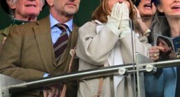 As the F1 season got underway last week in Australia, ex Red Bull team principal Christian Horner and wife Geri Halliwell swapped the paddock for Cheltenham Festival