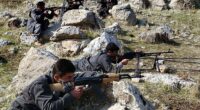 Kurdish fighters in northern Iraq (file photo)