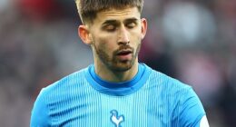 Guglielmo Vicario was called 'awful' by Jamie Carragher during Tottenham's clash at Liverpool