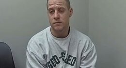 Former American Idol contestant Caleb Flynn could be heard crying uncontrollably and throwing up after allegedly murdering his wife in bodycam footage released by police