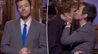 Harry Styles hits back at 'queerbaiting' claims — by kissing male comedian during 'SNL' monologue